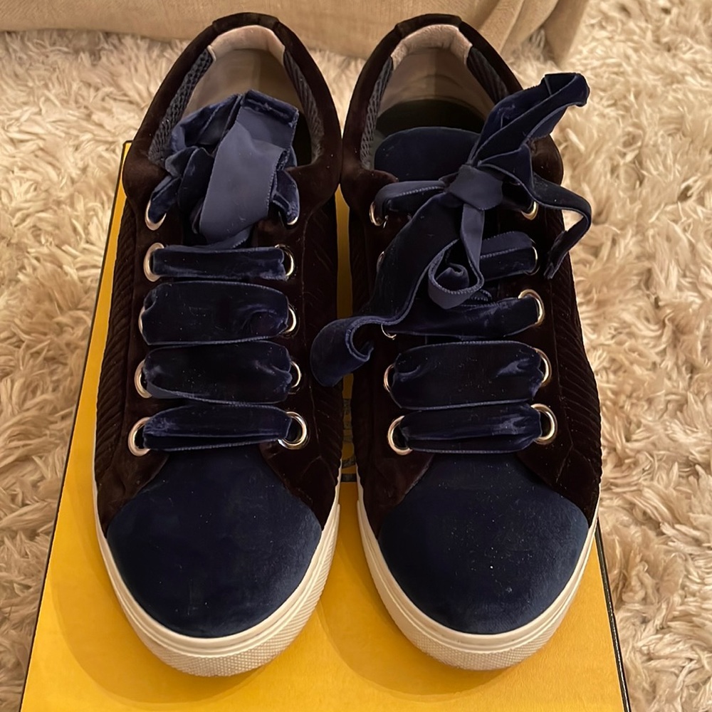Fendi Velvet Sneakers